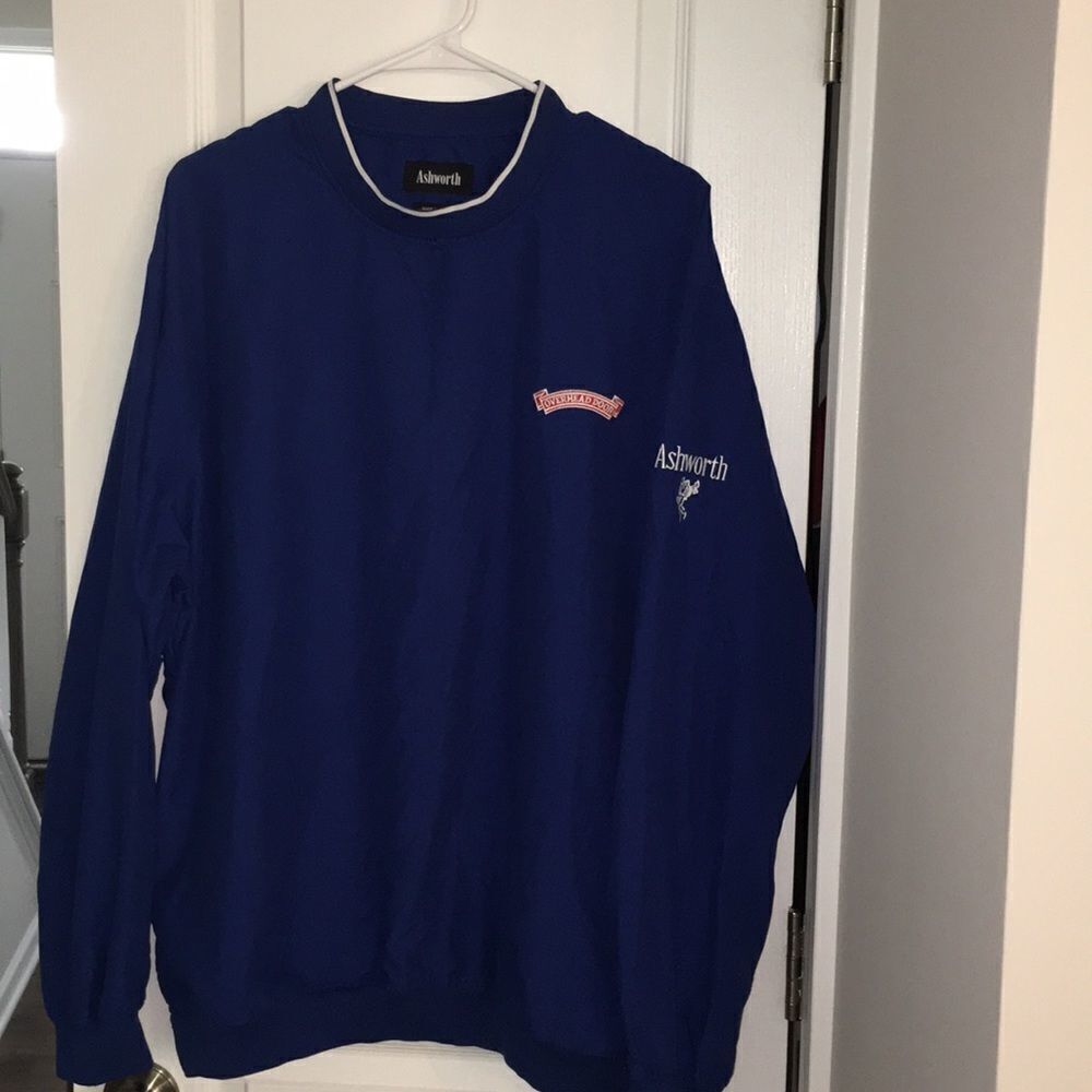 Duke Royal Blue Overhead Garage Door Company Repairman Men’s Golf Jacket Pockets